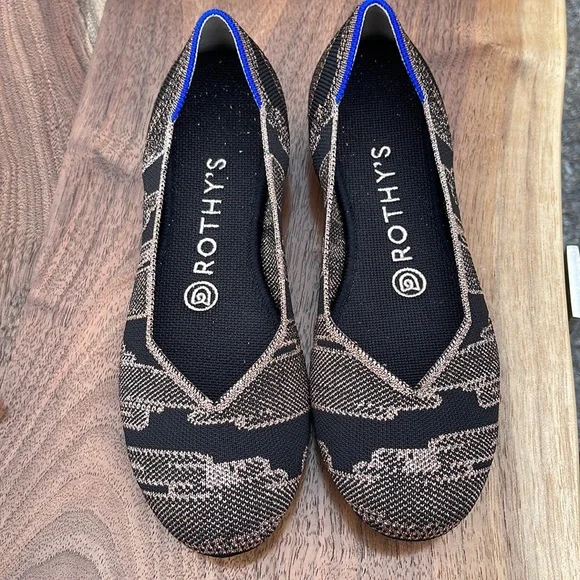 Rothy’s Metallic flat SZ 6.5 - Picture 1 of 6